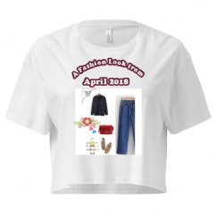 Ladies Festival Cali Crop Top Tee