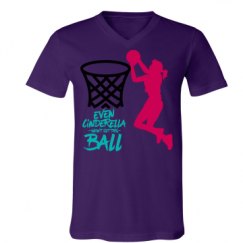 Unisex V-Neck Jersey Tee