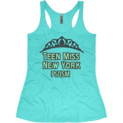 Ladies Slim Fit Super Soft Racerback Triblend Tank