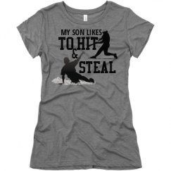 Ladies Slim Fit Super Soft Triblend Tee