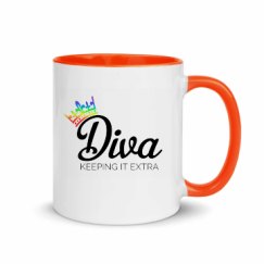 11oz Ceramic Mug with Color Inside