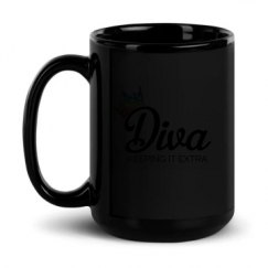 15oz Black Glossy Mug