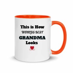 11oz Ceramic Mug with Color Inside