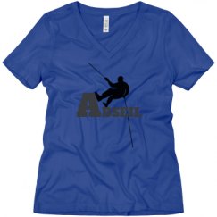 Ladies Relaxed Fit V-Neck Tee