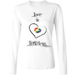 Ladies Relaxed Fit Basic Long Sleeve Tee