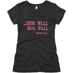 Ladies Slim Fit Super Soft Triblend Tee