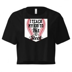 Ladies Festival Cali Crop Top Tee