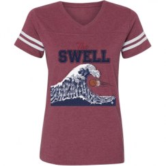 Ladies Relaxed Fit Vintage Sports Tee