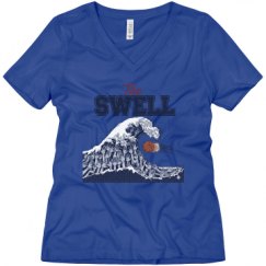 Ladies Relaxed Fit V-Neck Tee