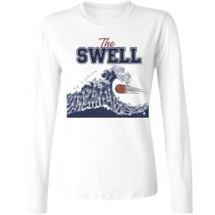 Ladies Relaxed Fit Basic Long Sleeve Tee