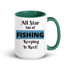 15oz Ceramic Mug with Color Inside