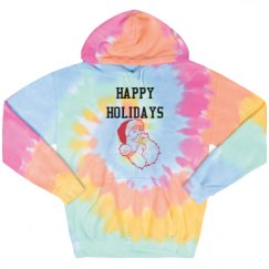 Unisex Tie-Dye Fleece Hoodie