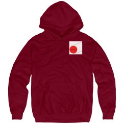 Red CHOPSTICKS LOGO Hoodie