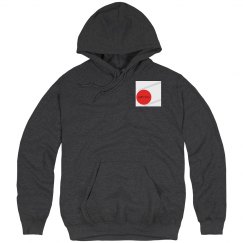 Red CHOPSTICKS LOGO Hoodie