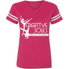 Ladies Relaxed Fit Vintage Sports Tee