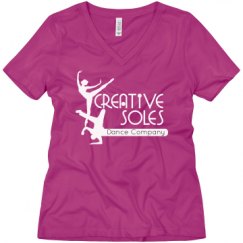 Ladies Relaxed Fit V-Neck Tee