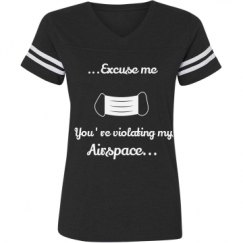 Ladies Relaxed Fit Vintage Sports Tee