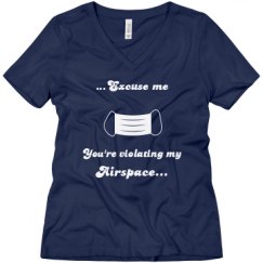 Ladies Relaxed Fit V-Neck Tee