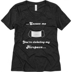 Ladies Relaxed Fit Super Soft Triblend V-Neck Tee