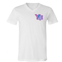 Unisex V-Neck Jersey Tee