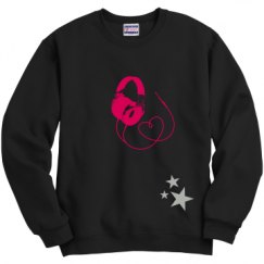 Unisex Film and Foil Crewneck Sweatshirt