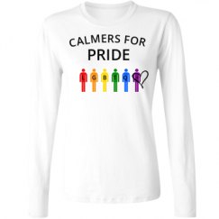 Ladies Relaxed Fit Basic Long Sleeve Tee