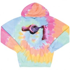 Unisex Tie-Dye Fleece Hoodie