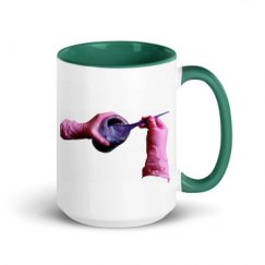 15oz Ceramic Mug with Color Inside