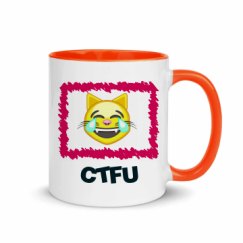 11oz Ceramic Mug with Color Inside