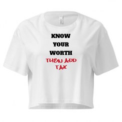 Ladies Festival Cali Crop Top Tee