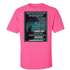 Unisex Ultra Cotton Safety Neon Crewneck Tee