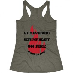 Ladies Slim Fit Super Soft Racerback Triblend Tank