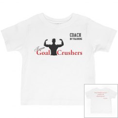 Toddler Boys Goal Crushers Coach in Training Tee