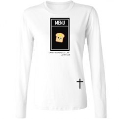 Ladies Relaxed Fit Basic Long Sleeve Tee