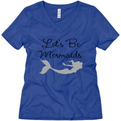 Ladies Relaxed Fit V-Neck Tee