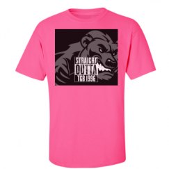 Unisex Ultra Cotton Safety Neon Crewneck Tee