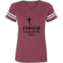 Ladies Relaxed Fit Vintage Sports Tee