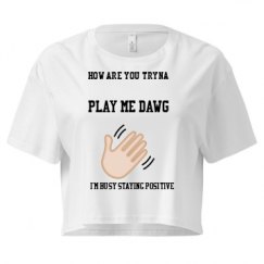 Ladies Festival Cali Crop Top Tee