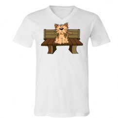 Unisex V-Neck Jersey Tee