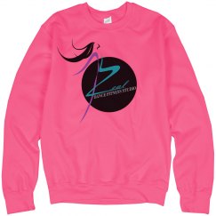 Neon Pink Sweat shirt with Zeal Logo