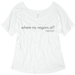 where my vegans simple tee
