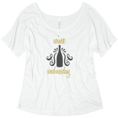 Ladies Flowy Slouchy Tee