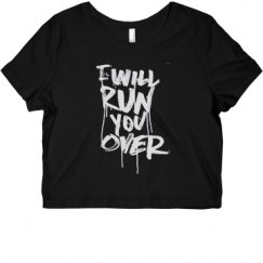 Ladies Slim Fit Crop Top Tee