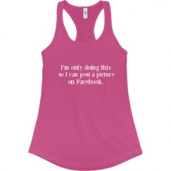 Ladies Slim Fit Racerback Tank Top