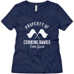 Ladies Relaxed Fit V-Neck Tee