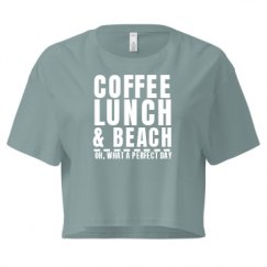 Ladies Festival Cali Crop Top Tee