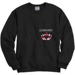 Unisex Film and Foil Crewneck Sweatshirt