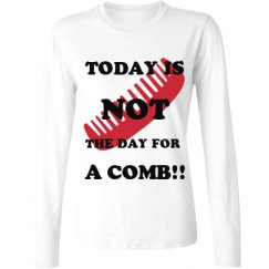 Ladies Relaxed Fit Basic Long Sleeve Tee