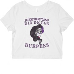 Ladies Slim Fit Crop Top Tee