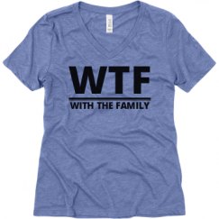 Ladies Relaxed Fit Super Soft Triblend V-Neck Tee